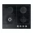 Plita incorporabila cu gaz WHIRLPOOL GOFL 629/NB, 4 arzatoare,  Arzator Wok,  Sticla calita,  Aprindere electrica automata,  Negru