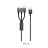 Cablu Hoco X14 3-in-1 Times speed charging cable Lightning+Micro+Type-C, Black