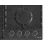 Варочная газовая панель GORENJE G642AB, 4 конфорки,  Конфорка Wok,  Закаленное стекло,  Электроподжиг,  Черный