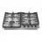 Plita incorporabila cu gaz GORENJE G642ABX, 4 arzatoare, Sticla calita,  Aprindere electrica,  Inox, Negru