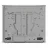 Plita incorporabila cu gaz GORENJE G642ABX, 4 arzatoare, Sticla calita,  Aprindere electrica,  Inox, Negru