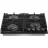Варочная газовая панель GORENJE GT642AB, 4 конфорки,  Конфорка Wok,  Закаленное стекло,  Электроподжиг,  Черный