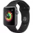 Смарт часы APPLE Watch 3 42mm/Space Gray Aluminium Case With Black Sport Band,  MTF32 GPS,  Space Grey, WatchOS 7,  LTPO OLED,  42 mm,  GPS, GNSS,  Bluetooth 4.2,  Темно серый