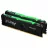 RAM KINGSTON FURY Beast RGB (KF436C17BBAK2/16), DDR4 16GB (2x8GB) 3600MHz, CL17,  1.35V
