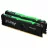 Модуль памяти KINGSTON FURY Beast RGB (KF436C17BBAK2/16), DDR4 16GB (2x8GB) 3600MHz, CL17,  1.35V