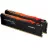 RAM KINGSTON FURY Beast RGB (KF432C16BBAK2/64), DDR4 64GB (2x32GB) 3200MHz, CL16,  1.35V