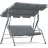 Leagăn de grădină FunFit Relax Gray (2854), Metal,  Gri,, 155 x 172 x 112