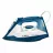 Fier de calcat BOSCH TDA3024110, Talpa ceramica,  2400 W,  Jet de abur 150 g, min,  Albastru deshis,  Alb