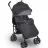 Carucior Lionelo Irma Black/Dark Grey, Pentru plimbare,  Baston,  6-36 luni,  Aparatoare ploaie,  insecte,  Husa picioare,  Negru,  Gri