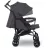 Carucior Lionelo Irma Black/Dark Grey, Pentru plimbare,  Baston,  6-36 luni,  Aparatoare ploaie,  insecte,  Husa picioare,  Negru,  Gri