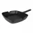 Tigaie grill Rondell RDA-1204, 28 cm,  Aluminiu gros turnat sub presiune,  TriTitan,  Negru