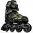 Роликовые коньки Spokey MAKAN BLACK GREEN (926984), 36-39,  Черный,  Зеленый