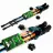 Bete de tracking Spokey ZION (926808), 3 segmente,  62-135 cm,  Aluminiu,  Negru,  Oranj