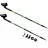 Bete pentru Nordic Walking Spokey MEADOW II GREEN BLACK(927835), 2 segmente,  85-135 cm,  Aluminiu,  Verde,  Negru