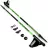 Bete pentru Nordic Walking Spokey MEADOW II GREEN BLACK(927835), 2 segmente,  85-135 cm,  Aluminiu,  Verde,  Negru