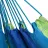 Hamac Spokey IPANEMA BLUE GREEN (928604), Bumbac, 120 kg, 200x100 cm