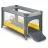 Манеж Lionelo Stefi Yellow Lemon, 0-36 месяцев,  Серый,  Желтый, 125 x 65 x 73