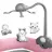 Patut pliabil Lionelo Thomi Pink Baby, 0-36 luni,  Gri,  Roz,, 125 x 68 x 79