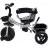 Bicicleta pentru copii FunFit Kids Twist 2675, 0.6-5 ani,  18.5",  23.5",  Cu maner,  Parasolar,  Gri