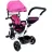 Детский велосипед FunFit Kids Twist 2677, 0.6-5 лет,  18.5",  23.5",  С ручкой,  Солнцезащитный козырек,  Розовый