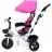 Детский велосипед FunFit Kids Twist 2677, 0.6-5 лет,  18.5",  23.5",  С ручкой,  Солнцезащитный козырек,  Розовый