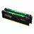 RAM KINGSTON FURY Beast RGB (KF437C19BBAK2/16), DDR4 16GB (2x8GB) 3733MHz, CL19,  1.35V