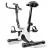 Bicicleta fitness Spokey Onego (926190), Vertical,  Standard,  100 kg,  Franare mecanica