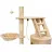 Когтеточки для кошек FunFit 1607, Бежевый,  117.5 x 50 x 40 cм