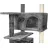 Когтеточки для кошек FunFit 1608, Серый,  Белый,  131 x 49 x 49 см