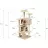 Когтеточки для кошек FunFit 1609, Бежевый,  131 x 49 x 49 cм