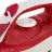 Утюг SCARLETT SC-SI30P18, Тефлоновая антипригарная подошва,  2400 Вт,  Паровой удар 140 г, мин,  280 мл,  Красный,  Белый