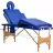 Masa de masaj BodyFit 643, Patru sectiuni,  Albastru