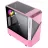 Carcasa fara PSU GAMEMAX Contac COC Pink/Grey, ATX