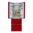 Frigider Tesler RFD-361I RED GLASS, 361 l,  No Frost,  Congelare rapida,  Display,  180.3 cm,  Rosu, A++