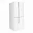 Frigider Maunfeld MFF182NFW WHITE GLASS, 418 l,  No Frost,  Congelare rapida,  Display,  182 cm,  Alb, A+