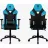 Fotoliu Gaming ThunderX3 TC5 Black/Azure Blue, Metal,  Piele eco,  Gazlift,  Negru,  Albastru azuriu