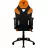 Fotoliu Gaming ThunderX3 TC5 Black/Tiger Orange, Metal,  Piele eco,  Gazlift,  Negru,  Orange