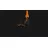 Fotoliu Gaming ThunderX3 TC5 Black/Tiger Orange, Metal,  Piele eco,  Gazlift,  Negru,  Orange