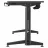 Геймерский компьютерный стол ThunderX3 ED7 Black, Металл,  МДФ,  Черный,  140 x 60 x 730-123 см