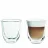 Set cani Delonghi 190ml,  sticla, 2 piese in set,  190 ml,  Sticla borosilicata