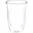 Set pahare Delonghi 220ml, 2 buc,  220 ml,  Sticla