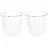 Set pahare Delonghi 60ml, 2 buc,  60 ml,  Sticla	