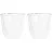 Set pahare Delonghi 60ml, 2 buc,  60 ml,  Sticla	