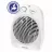 Aeroterma Sencor Fan Heater SFH 7011WH, 2000 W,  2 trepte de putere,  25 m2,  Termostat,  Alb