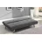 Canapea DP Sofa Carlo, Otel,  Testil,  Gri, 175 x 83-97 x 74