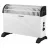 Convector Heinner HCVH-Y2000T, Pe podea,  Control mecanic,  2000 W,  20 m2,  Termostat,  Alb