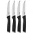 Набор ножей Tefal K221S404, 4 шт в наборе,  Нержавеющая сталь,  Черный