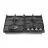 Plita incorporabila cu gaz GORENJE GW 641 EXB, 4 arzatoare,  Arzator Wok,  Inox,  Aprindere electrica,  Negru