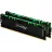 Модуль памяти KINGSTON FURY Renegade RGB (KF446C19RBAK2/16), DDR4 16GB (2x8GB) 4600MHz, CL19,  1.5V