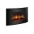 Semineu electric ELECTROLUX EFP/W-1150URLS, 1800 W,  Remote control,  Real Fire Perfect,  Negru